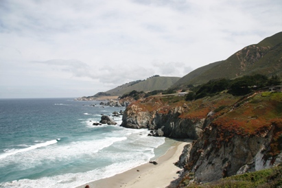 Big Sur Landscape Looking North from Highway 1